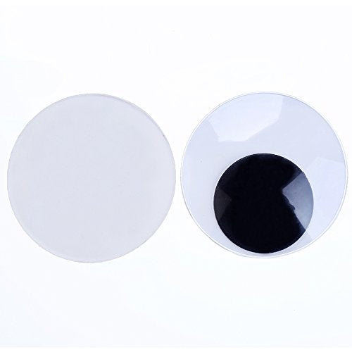 DECORA 4 Inch Giant Plastic Wiggle Googly Eyes with Adhesive Set of 2 - Image 4